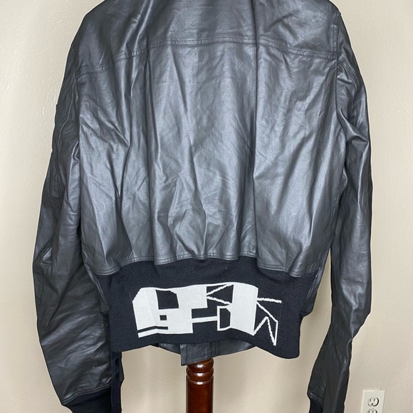 RICK OWENS DRKSHDW FLIGHT BOMBER, BLACK, SIZE MEDIUM, GREAT CONDITION - Picture 3 of 5